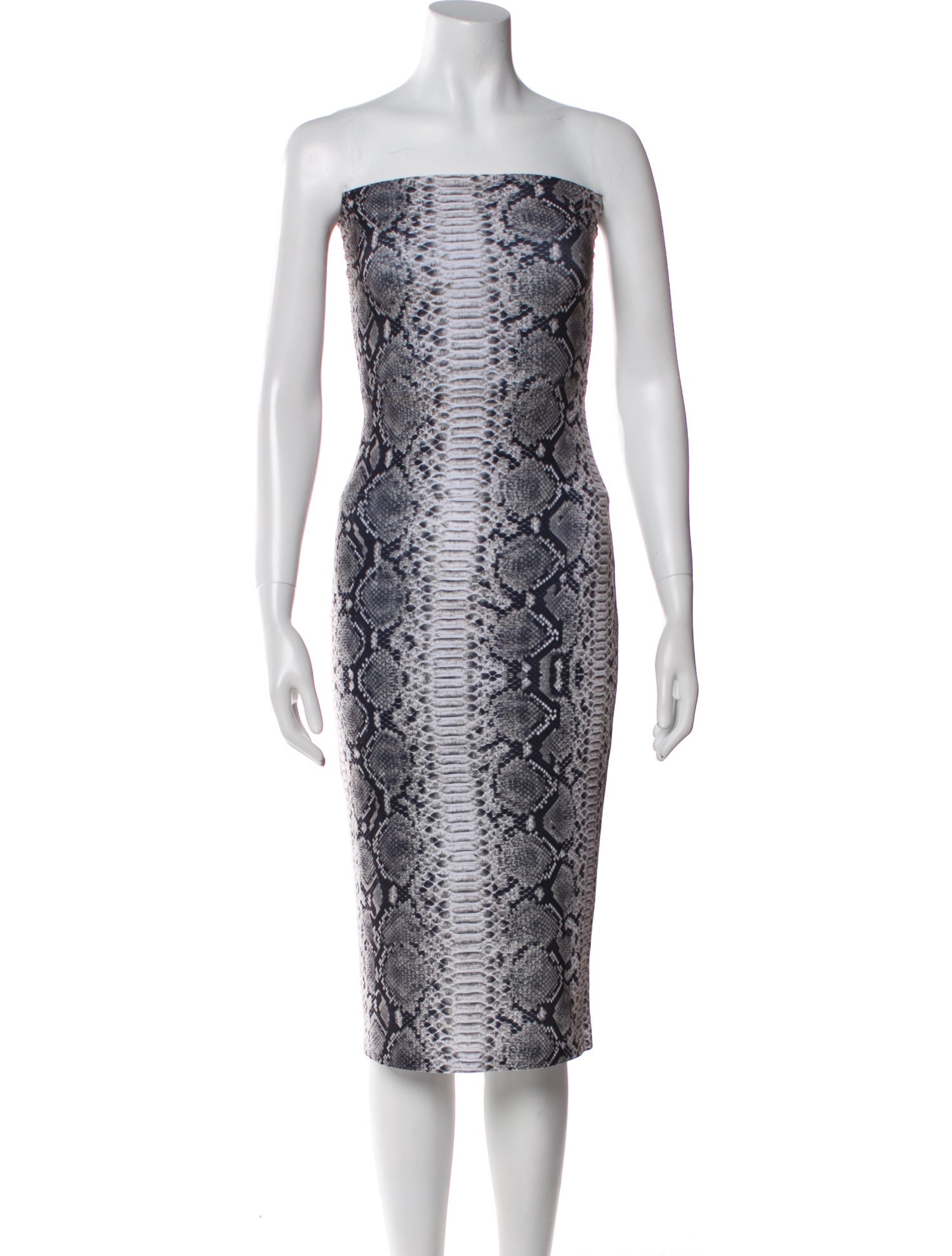 Norma Kamali Animal Print Mini Dress