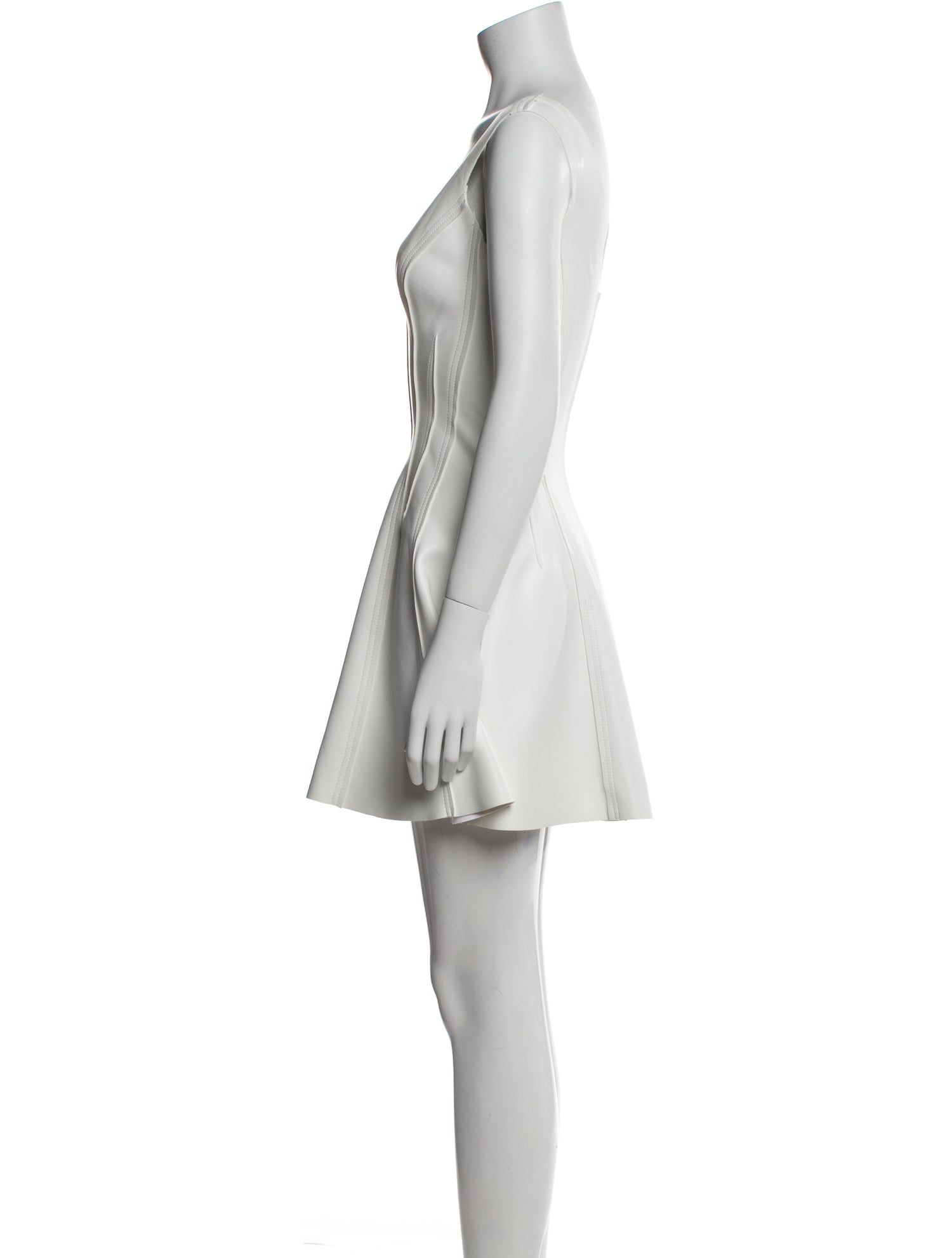 Norma Kamali V-Neck Mini Dress