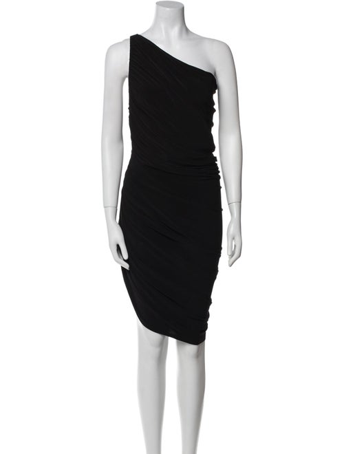 Norma Kamali One-Shoulder Midi Length Dress