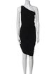 Norma Kamali One-Shoulder Midi Length Dress