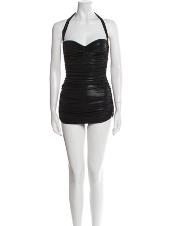 Norma Kamali Halterneck Mini Dress