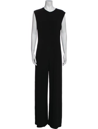 Norma Kamali Crew Neck Jumpsuit