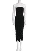 Norma Kamali Strapless Midi Length Dress