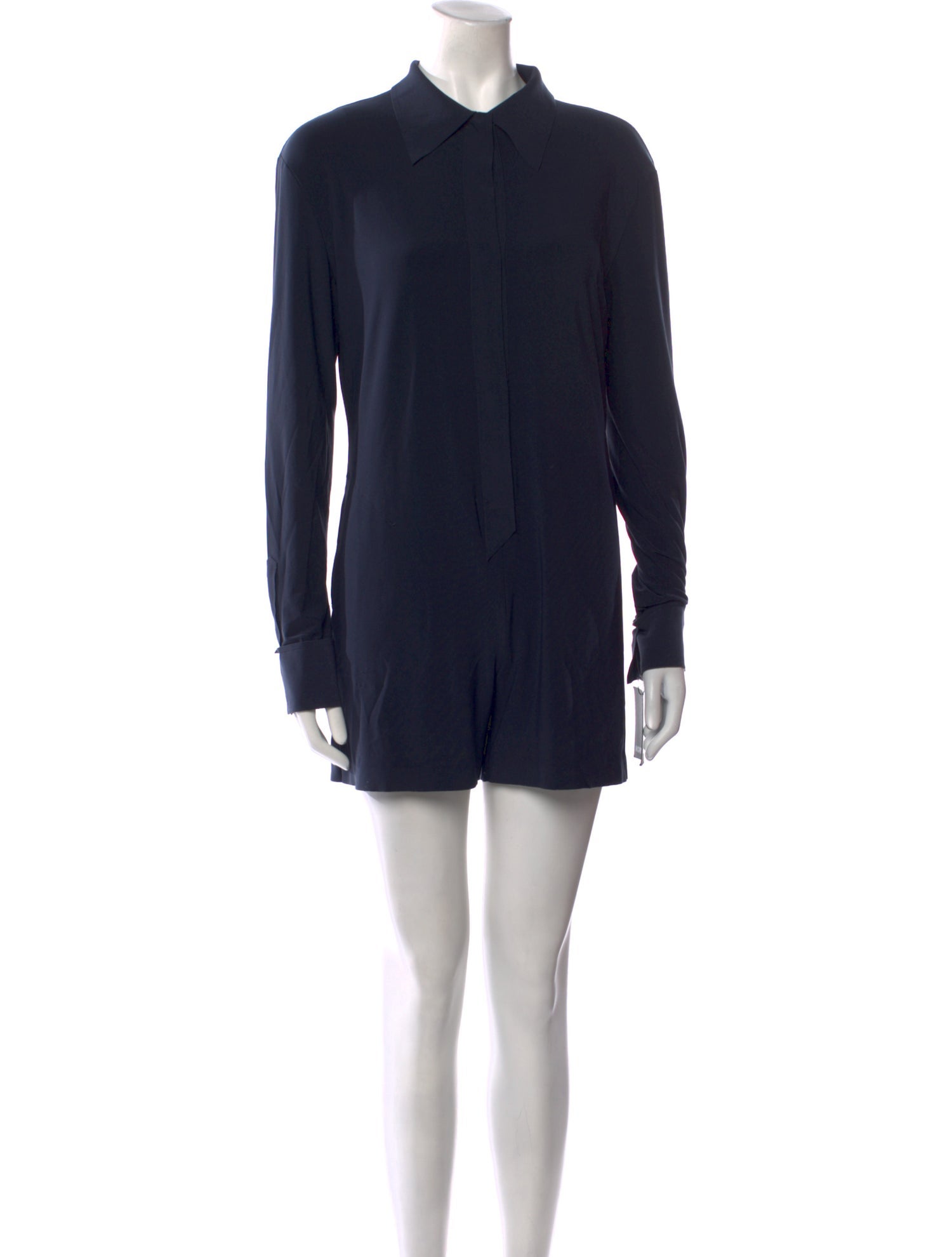Norma Kamali Crew Neck Romper