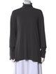 Norma Kamali Turtleneck Long Sleeve Top