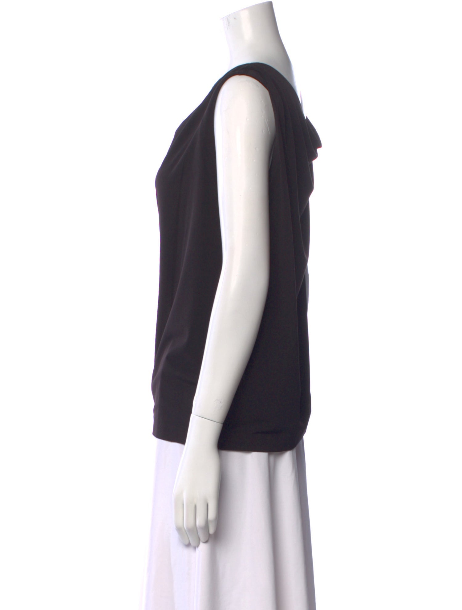 Norma Kamali Cowl Neck Sleeveless Top w/ Tags