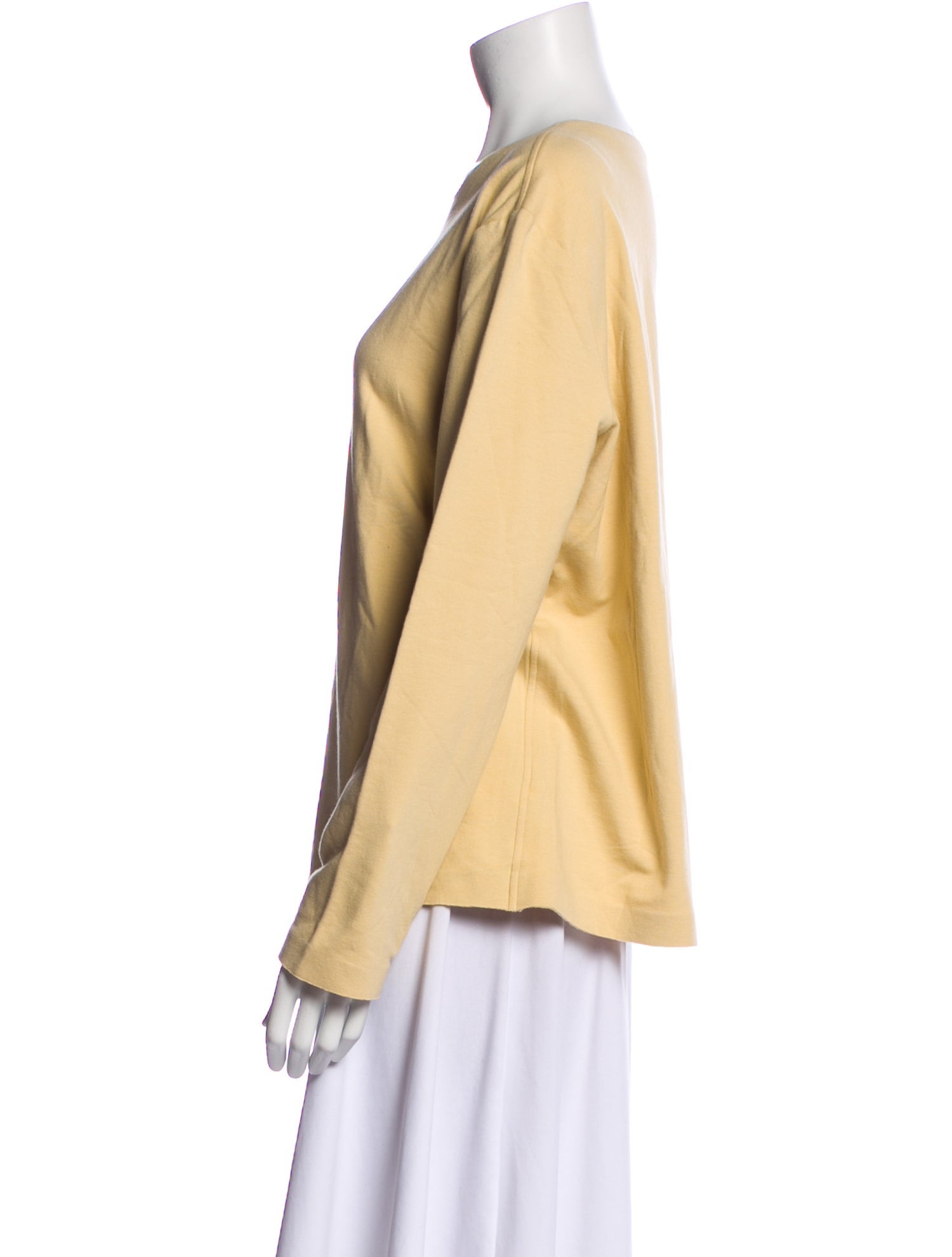 Norma Kamali Scoop Neck Long Sleeve Sweatshirt w/ Tags