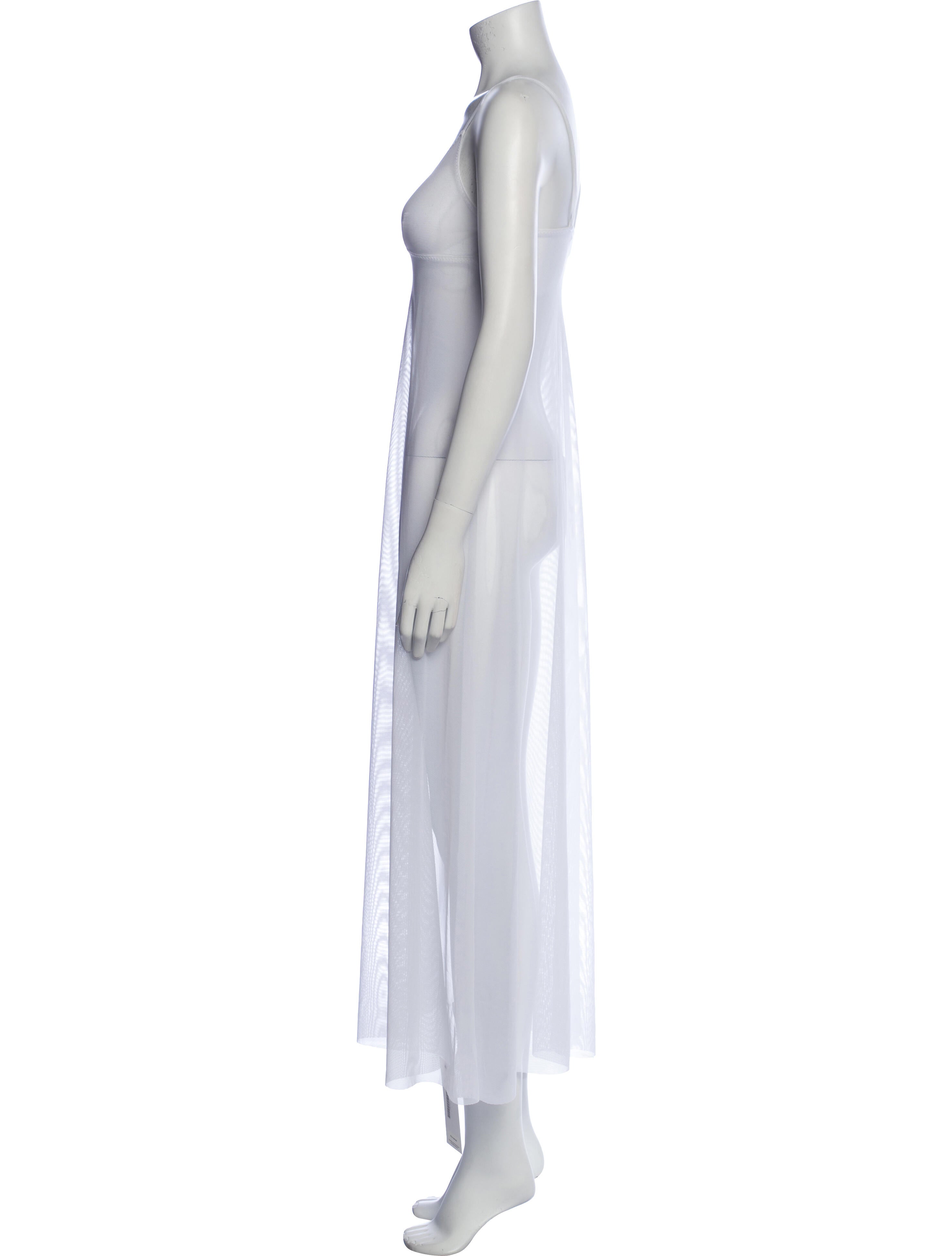 Norma Kamali V-Neck Long Dress