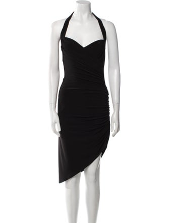 Norma Kamali Halterneck Midi Length Dress