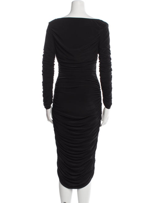 Norma Kamali V-Neck Long Dress