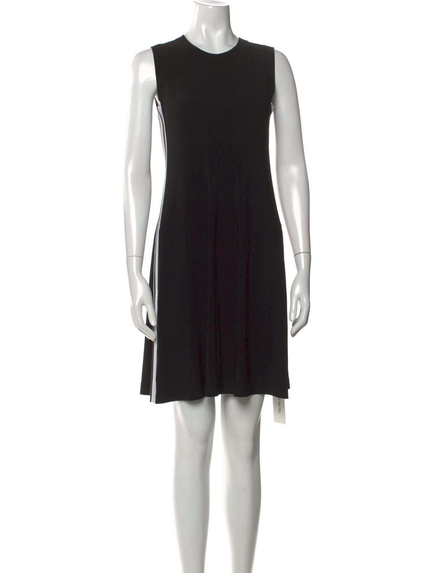 Norma Kamali Crew Neck Mini Dress
