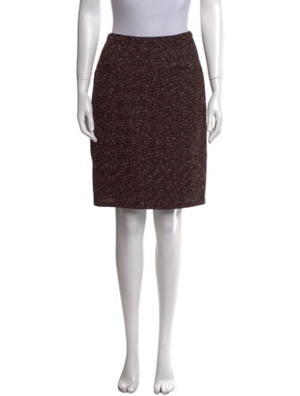 Norma Kamali Wool Knee-Length Skirt