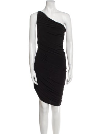 Norma Kamali One-Shoulder Mini Dress