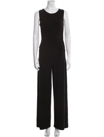 Norma Kamali Scoop Neck Jumpsuit