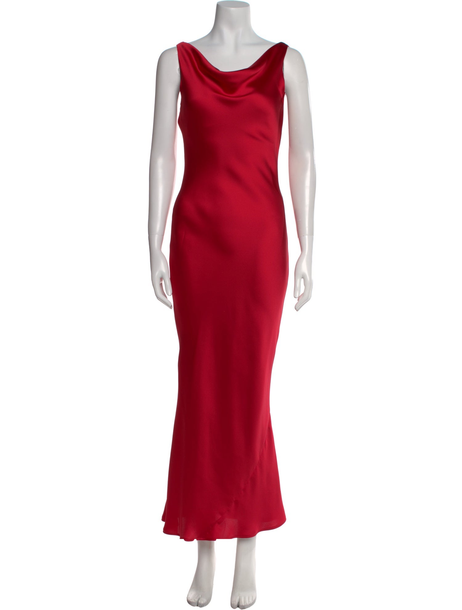 Norma Kamali Cowl Neck Long Dress