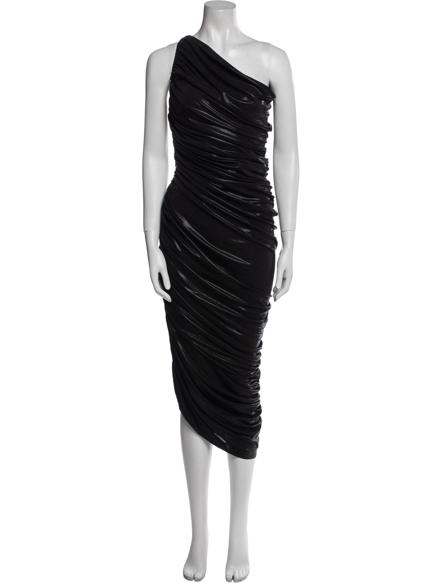 Norma Kamali One-Shoulder Long Dress