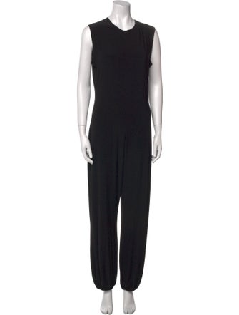 Norma Kamali Crew Neck Jumpsuit