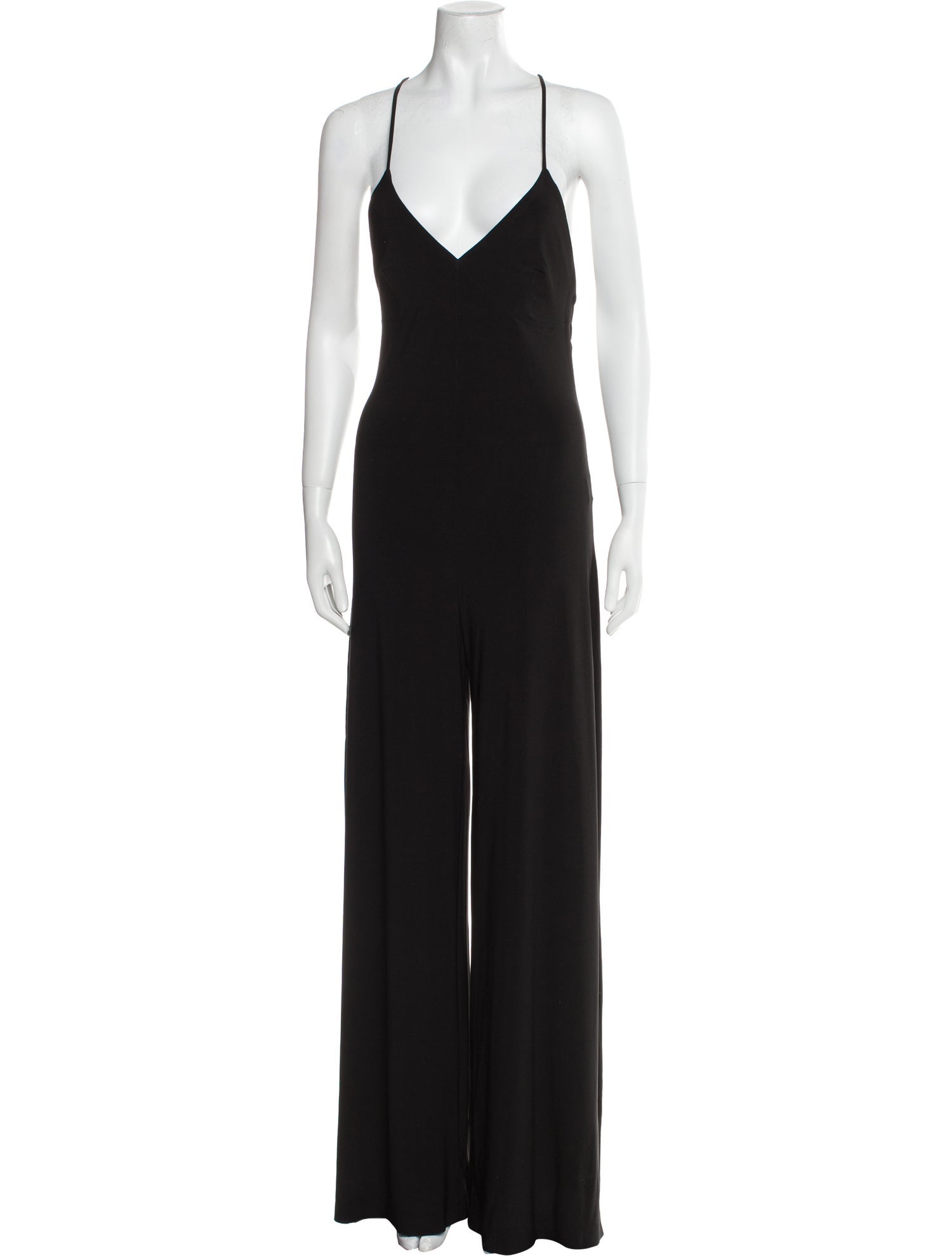 Norma Kamali V-Neck Jumpsuit