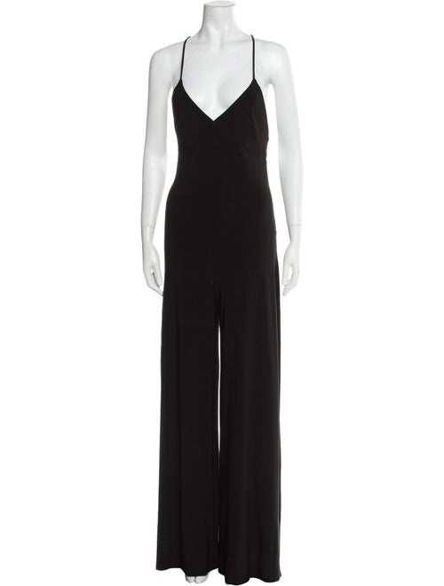 Norma Kamali V-Neck Jumpsuit
