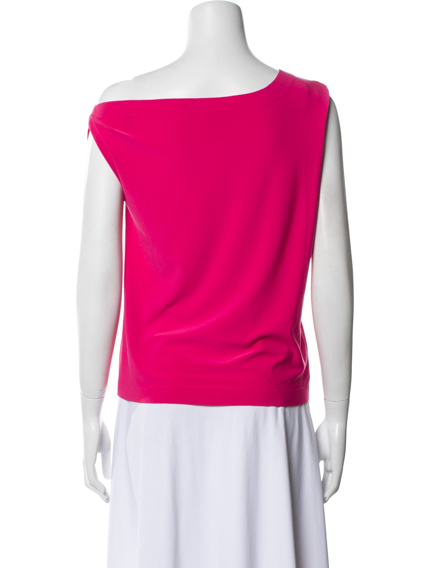 Norma Kamali Bateau Neckline Sleeveless Top