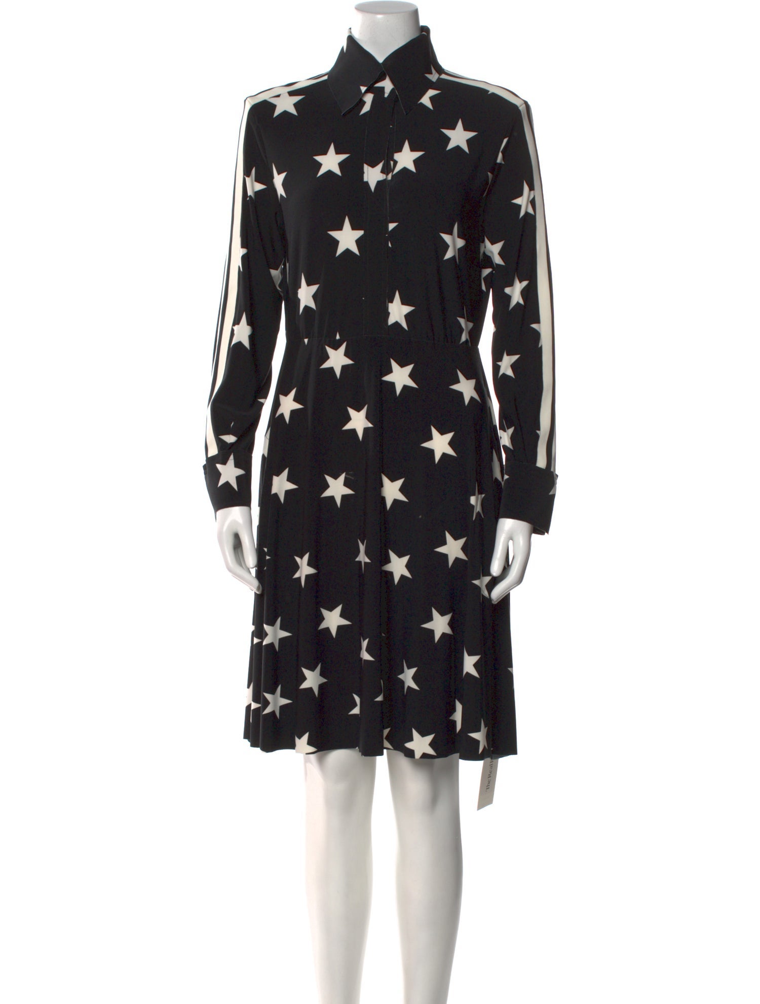 Norma Kamali Printed Knee-Length Dress