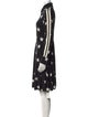 Norma Kamali Printed Knee-Length Dress