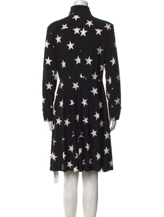 Norma Kamali Printed Knee-Length Dress