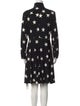 Norma Kamali Printed Knee-Length Dress