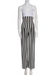 Norma Kamali Striped Wide Leg Pants