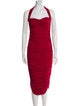 Norma Kamali Halterneck Midi Length Dress