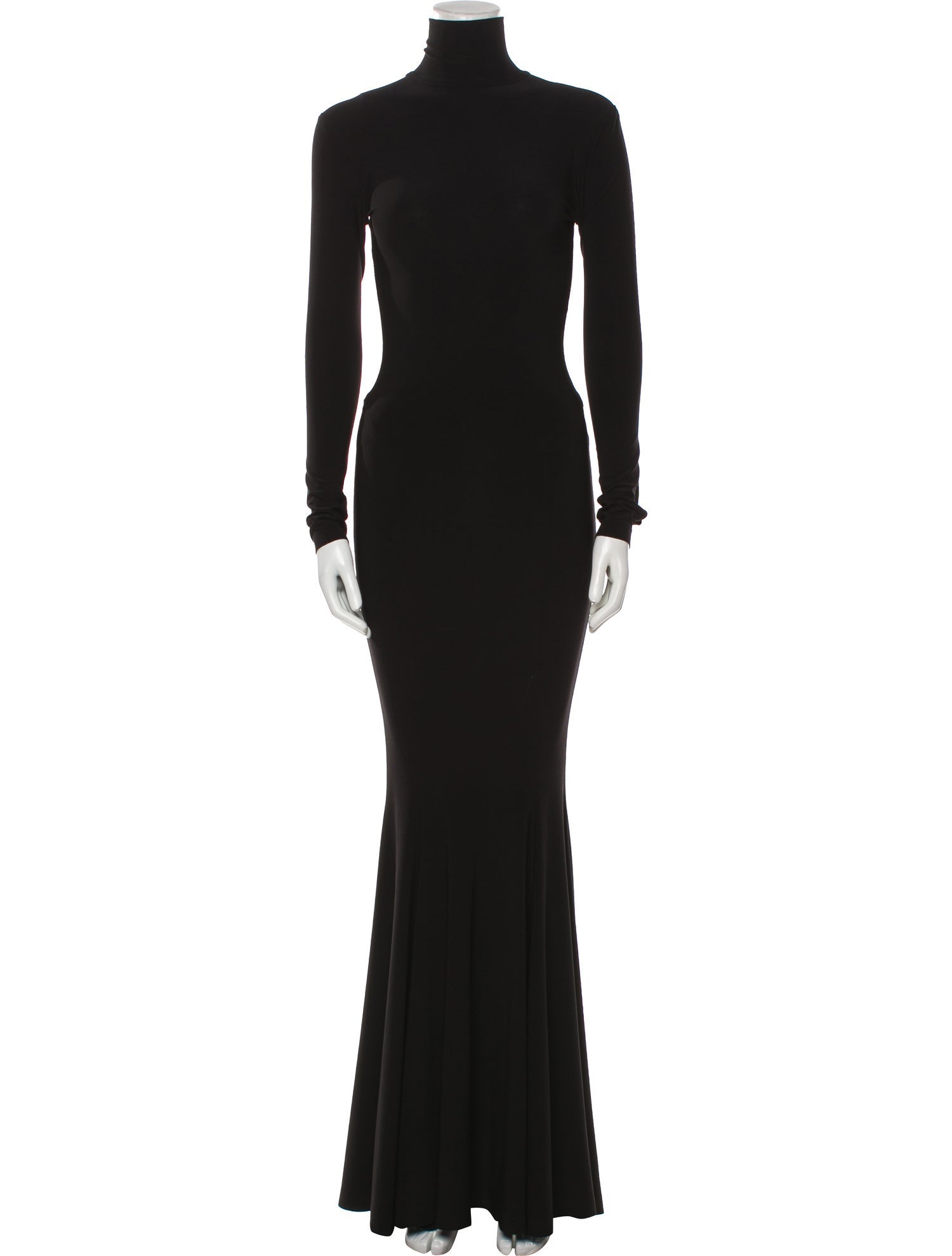 Norma Kamali Turtleneck Long Dress