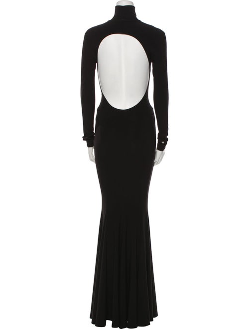 Norma Kamali Turtleneck Long Dress