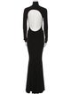 Norma Kamali Turtleneck Long Dress