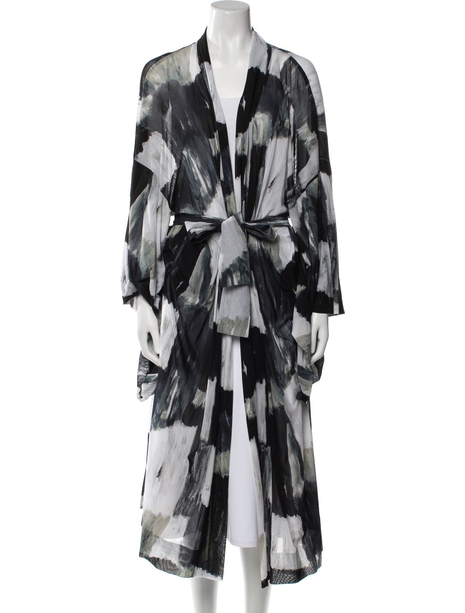 Norma Kamali Nylon Printed Robe