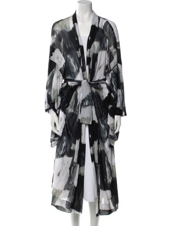 Norma Kamali Nylon Printed Robe