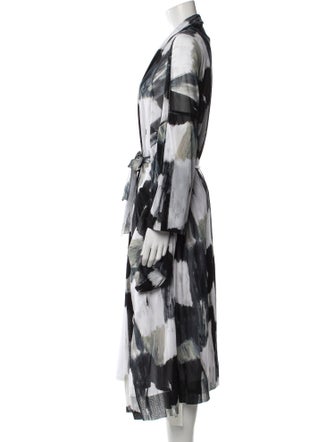Norma Kamali Nylon Printed Robe
