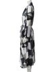Norma Kamali Nylon Printed Robe