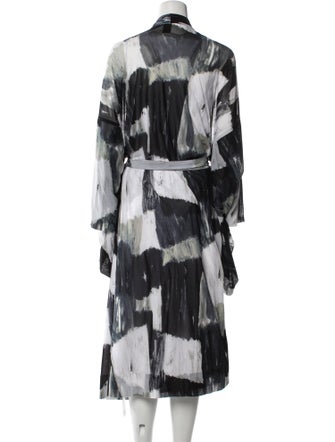 Norma Kamali Nylon Printed Robe