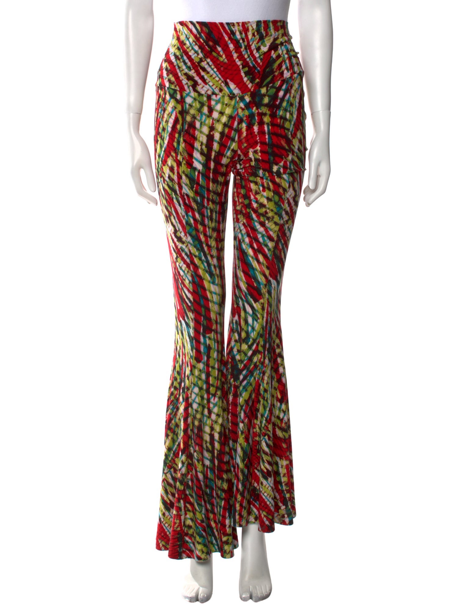 Norma Kamali Printed Wide Leg Pants