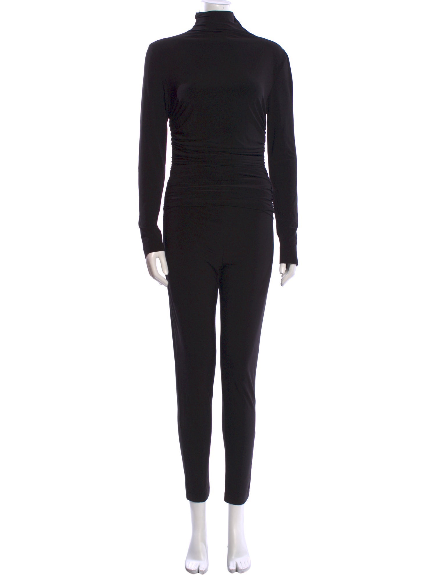 Norma Kamali Mock Neck Jumpsuit