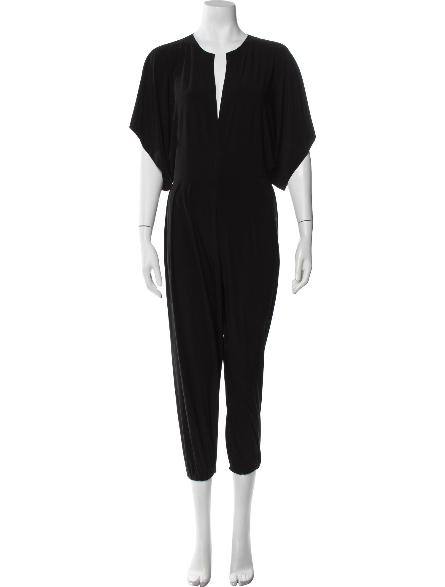 Norma Kamali V-Neck Jumpsuit
