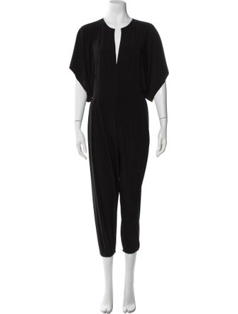 Norma Kamali V-Neck Jumpsuit