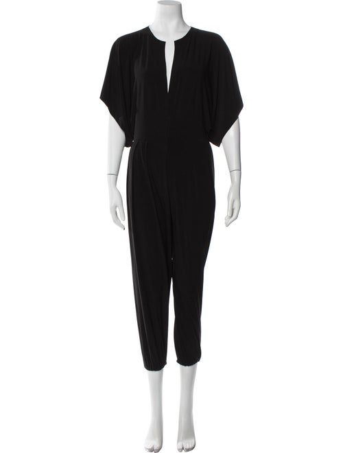Norma Kamali V-Neck Jumpsuit