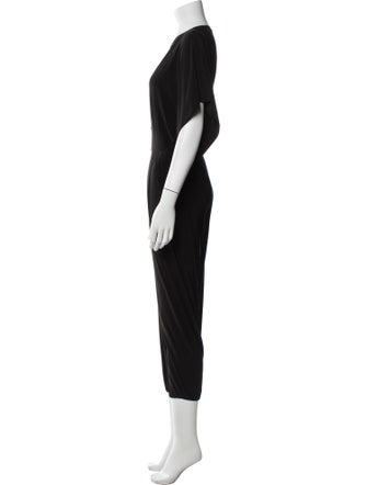 Norma Kamali V-Neck Jumpsuit