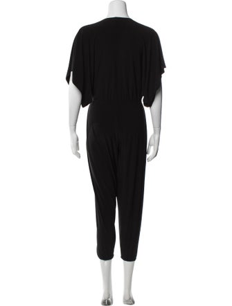 Norma Kamali V-Neck Jumpsuit