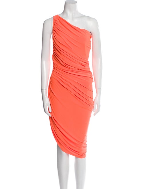 Norma Kamali One-Shoulder Midi Length Dress