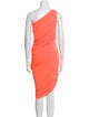 Norma Kamali One-Shoulder Midi Length Dress