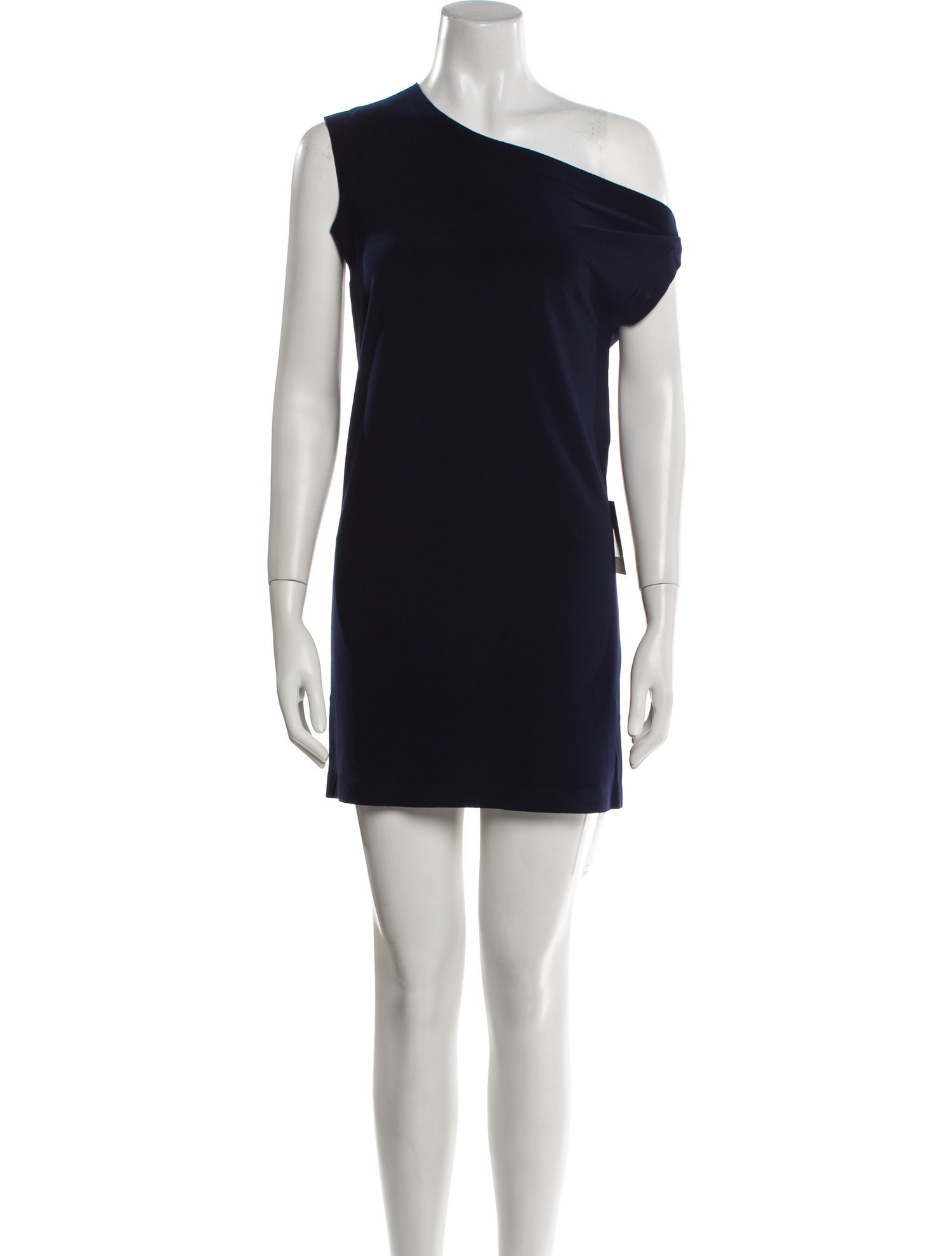 Norma Kamali One-Shoulder Mini Dress w/ Tags