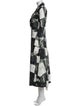 Norma Kamali Printed Trench Coat