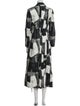 Norma Kamali Printed Trench Coat